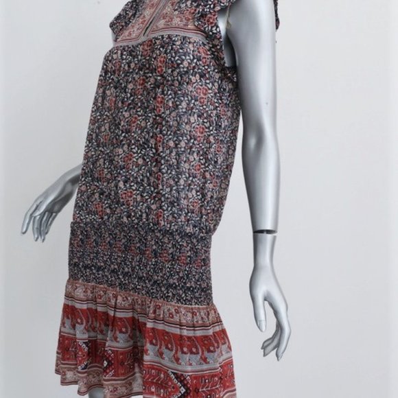 Ulla Johnson Dress Simone Floral Print Silk Size 0 - Picture 4 of 7